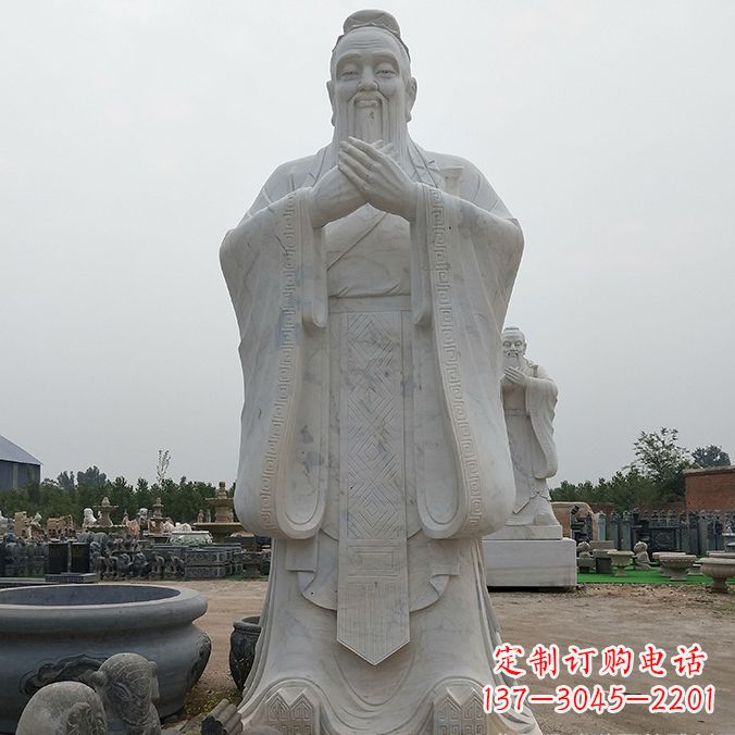 孔子玻璃钢雕塑