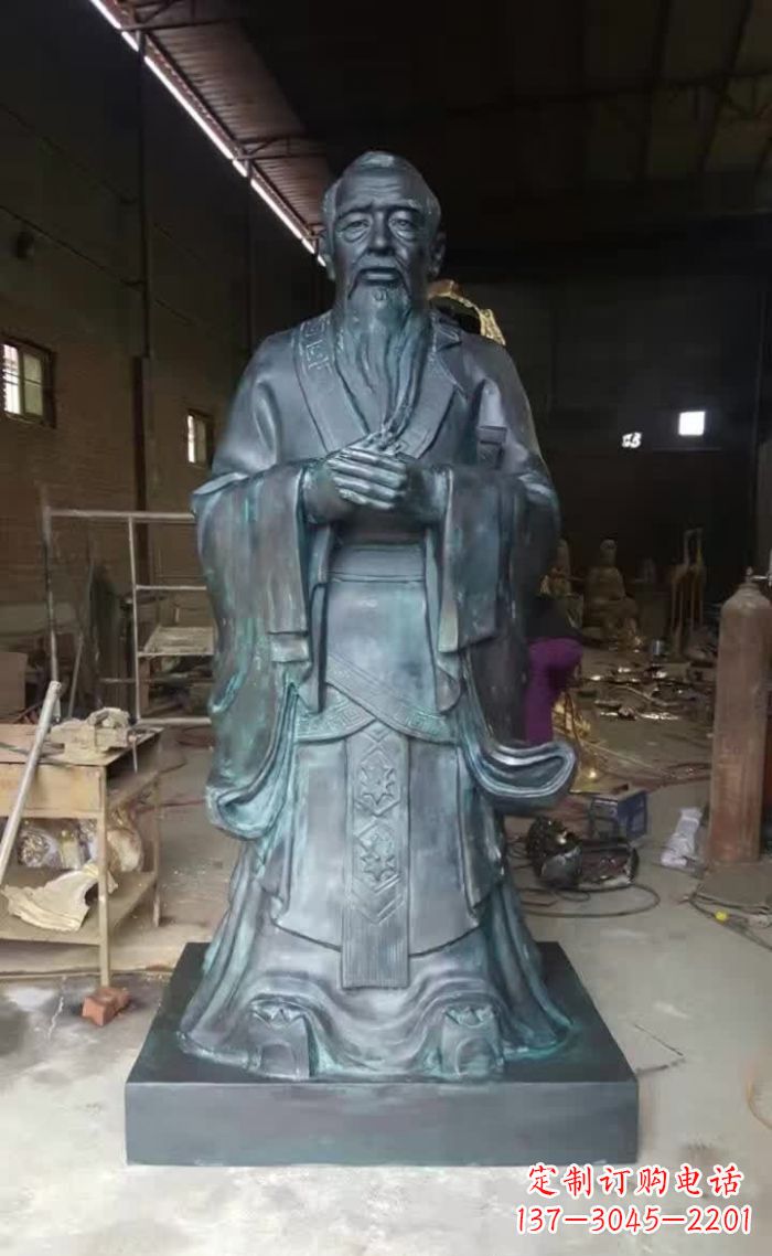 孔子青铜雕塑 (3)