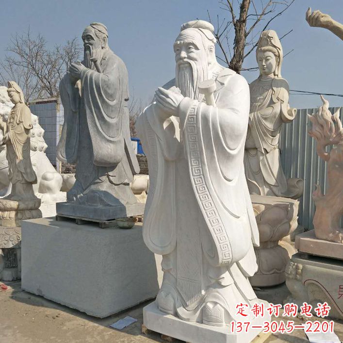 孔子铜雕