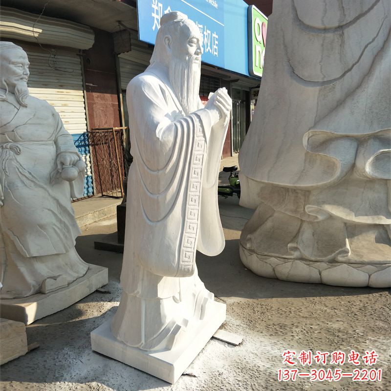 孔子头像雕塑