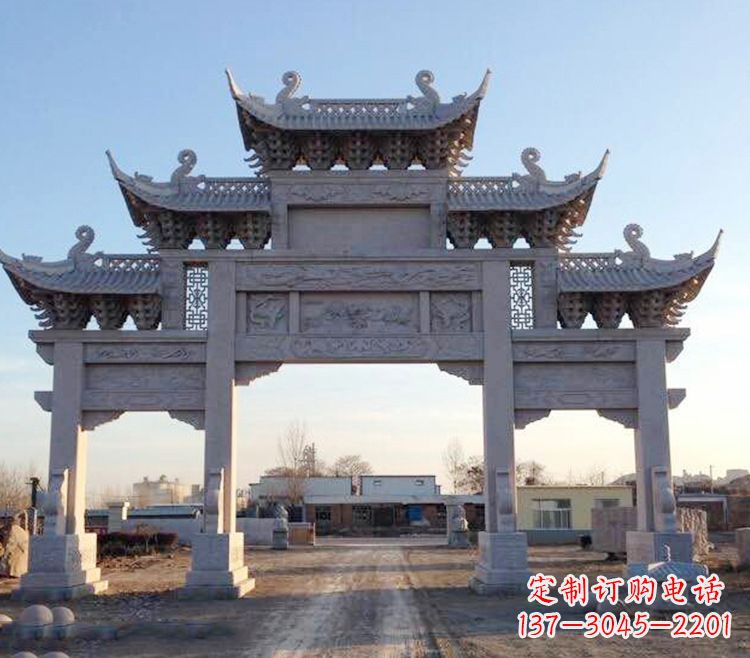 老石牌坊图片