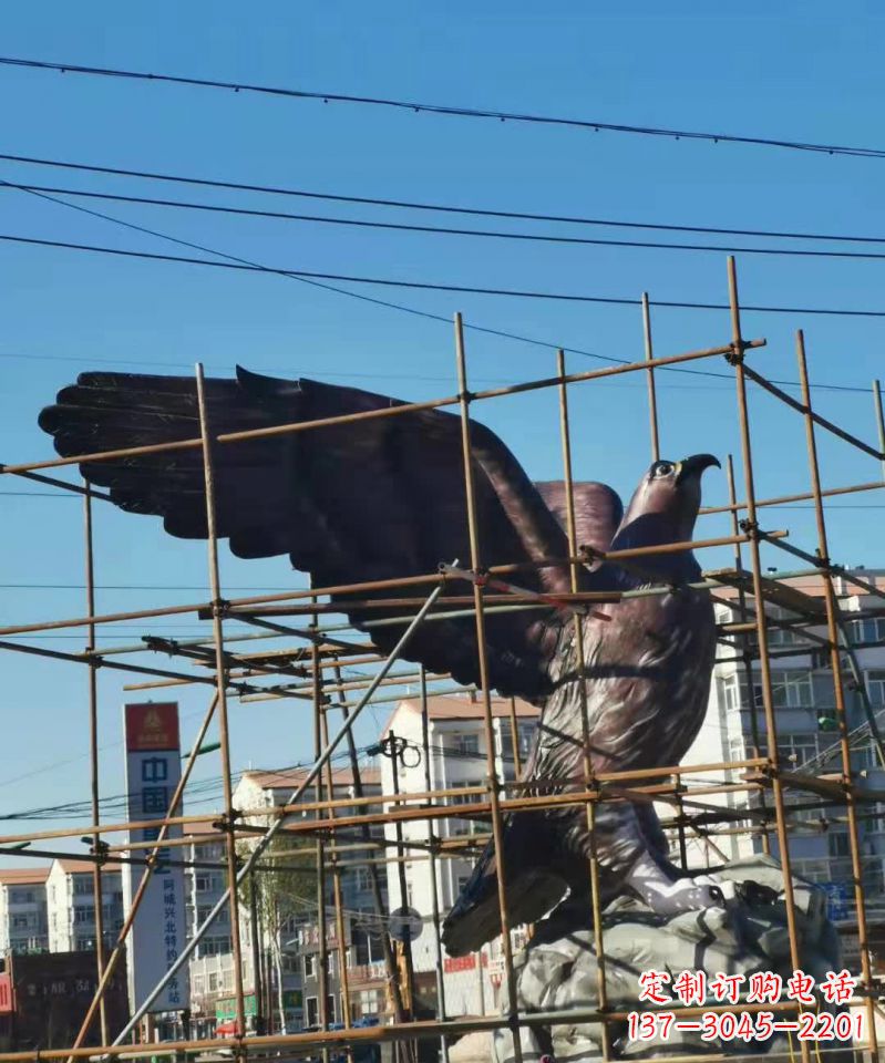 老鹰动物铜雕 老鹰动物铜雕