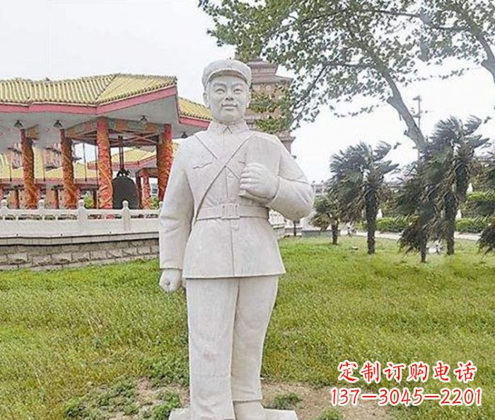 雷锋校园名人石雕