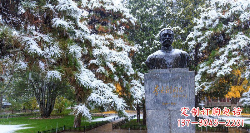 李大钊名人胸像铜雕