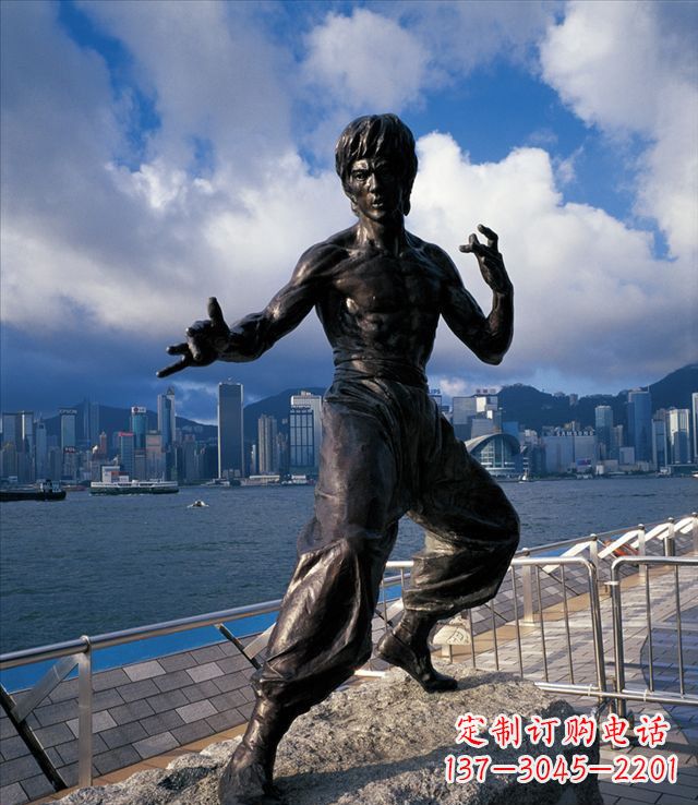 李小龙雕塑 - 李小龙/近代/名人/铜雕 李小龙雕塑 - 李小龙/近代/名人/铜雕