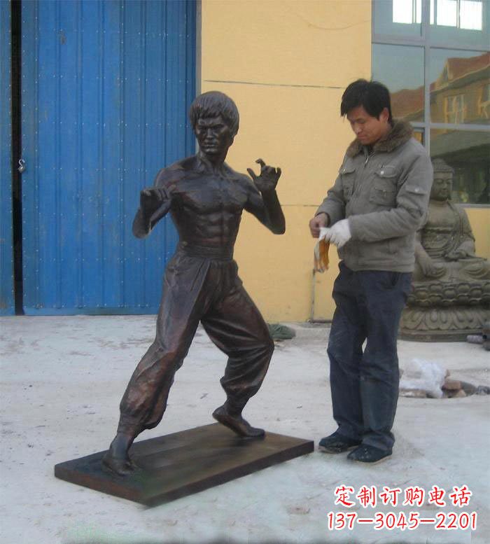李小龙雕塑 - 李小龙/铜雕 李小龙雕塑 - 李小龙/铜雕