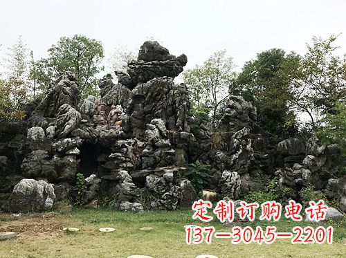 灵璧石假山
