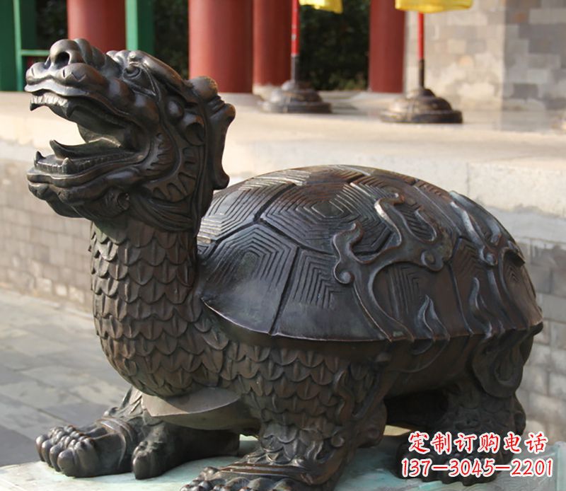 龙龟铜雕