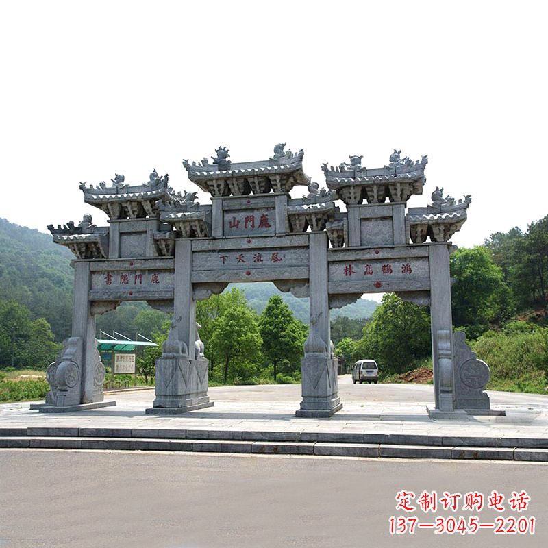 鹿门雕塑 - 鹿门/景区/仿古/石雕/牌楼 鹿门雕塑 - 鹿门/景区/仿古/石雕/牌楼