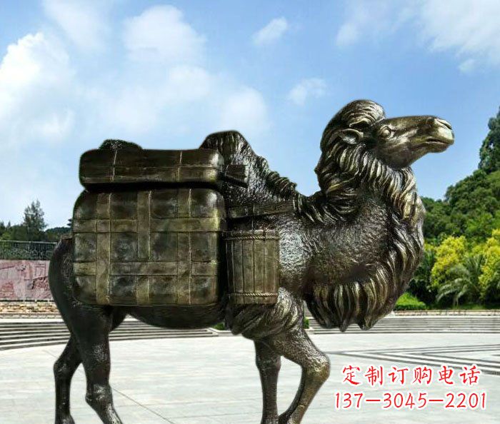 骆驼动物铜雕 (3)