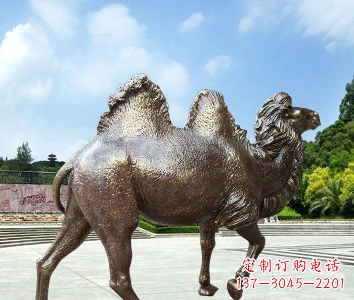 骆驼动物铜雕 (2)
