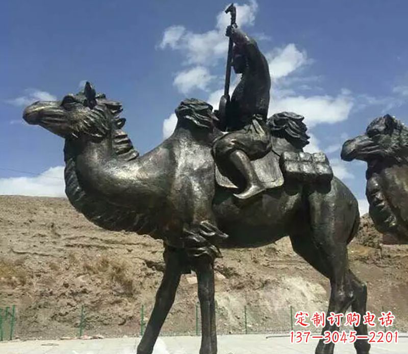 骆驼铜雕