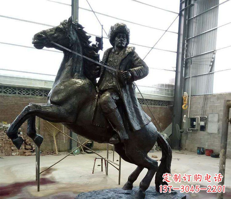 马动物铸铜广场铜雕摆件