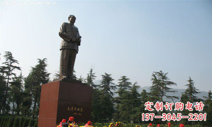 毛主席园林景观铜雕