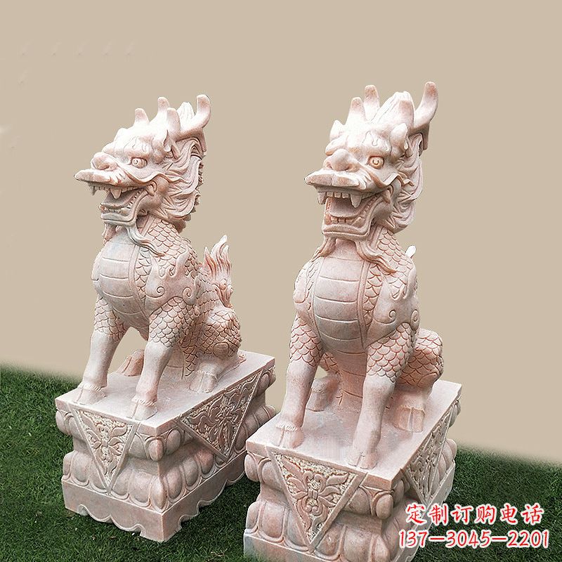 麒麟雕塑 - 门口/门神/麒麟/石雕 麒麟雕塑 - 门口/门神/麒麟/石雕