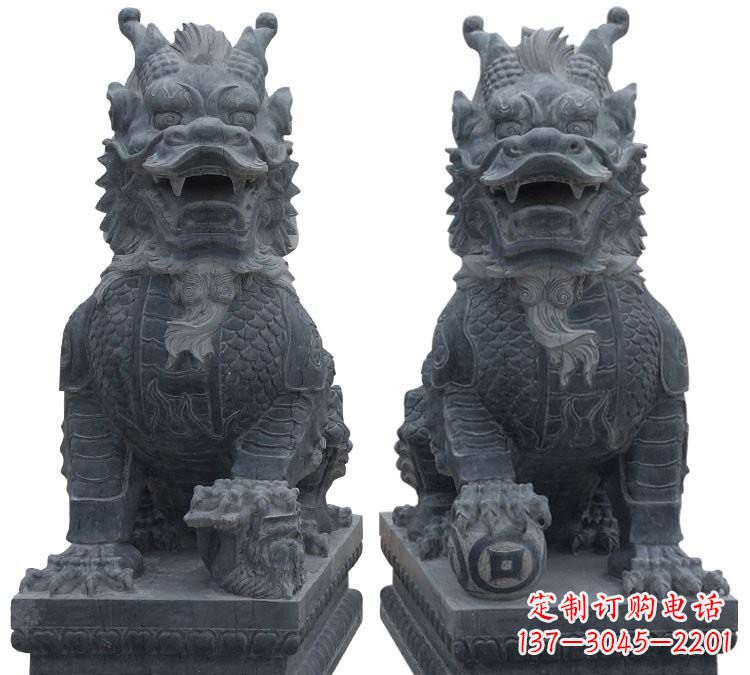 麒麟雕塑 - 门口/麒麟/古代/石雕 麒麟雕塑 - 门口/麒麟/古代/石雕