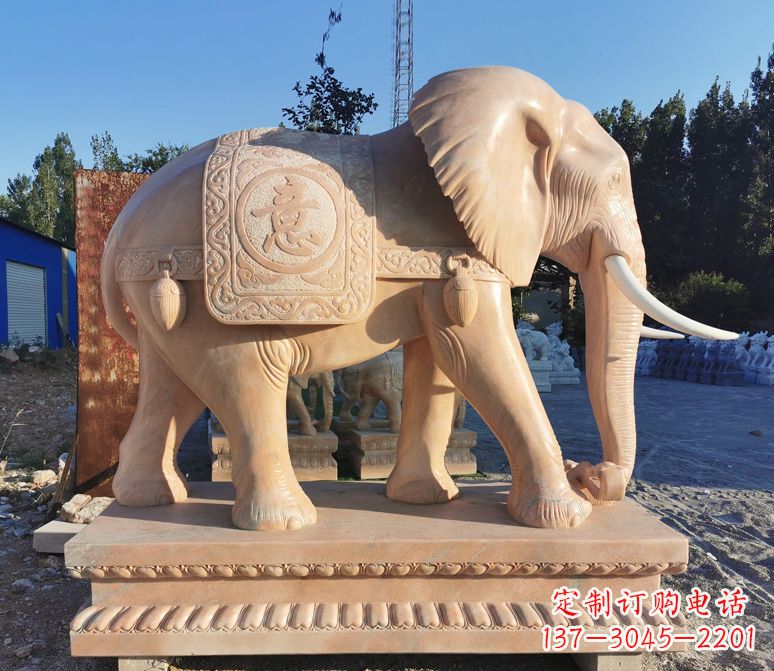 门口石雕大象 门口石雕大象
