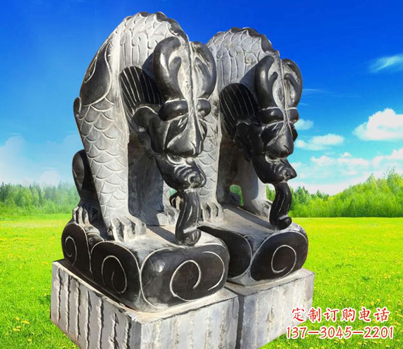 门口镇宅吸水兽石雕