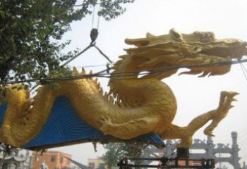 黄金龙广场铜雕