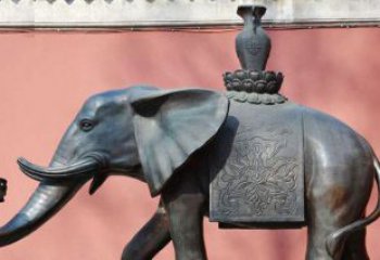 吉祥大象铜雕
