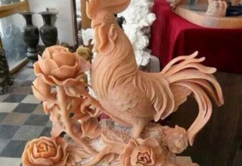吉祥如意公鸡景观石雕