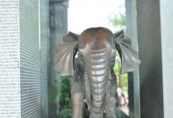 门口镇宅大象铜雕