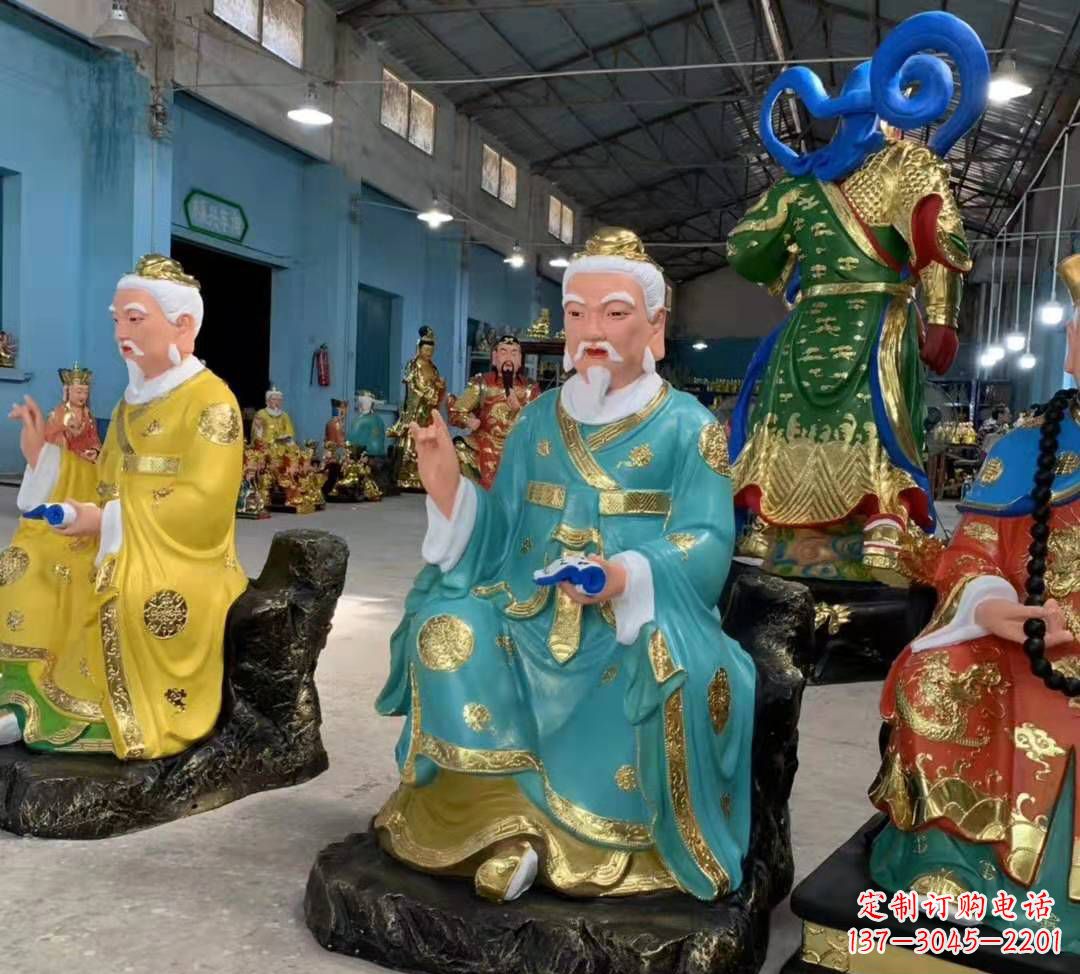 南斗北斗玻璃钢彩绘佛像雕塑寺庙摆件