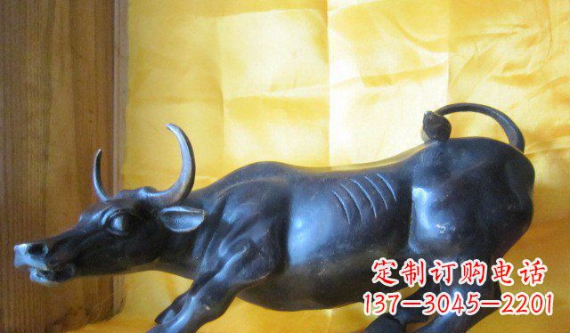 牛公园动物铜雕