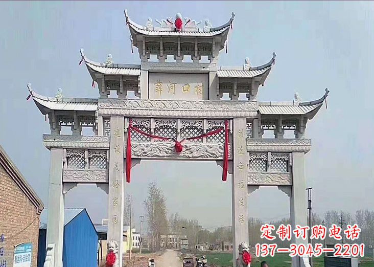 牌坊雕塑 - 牌坊/石雕 牌坊雕塑 - 牌坊/石雕