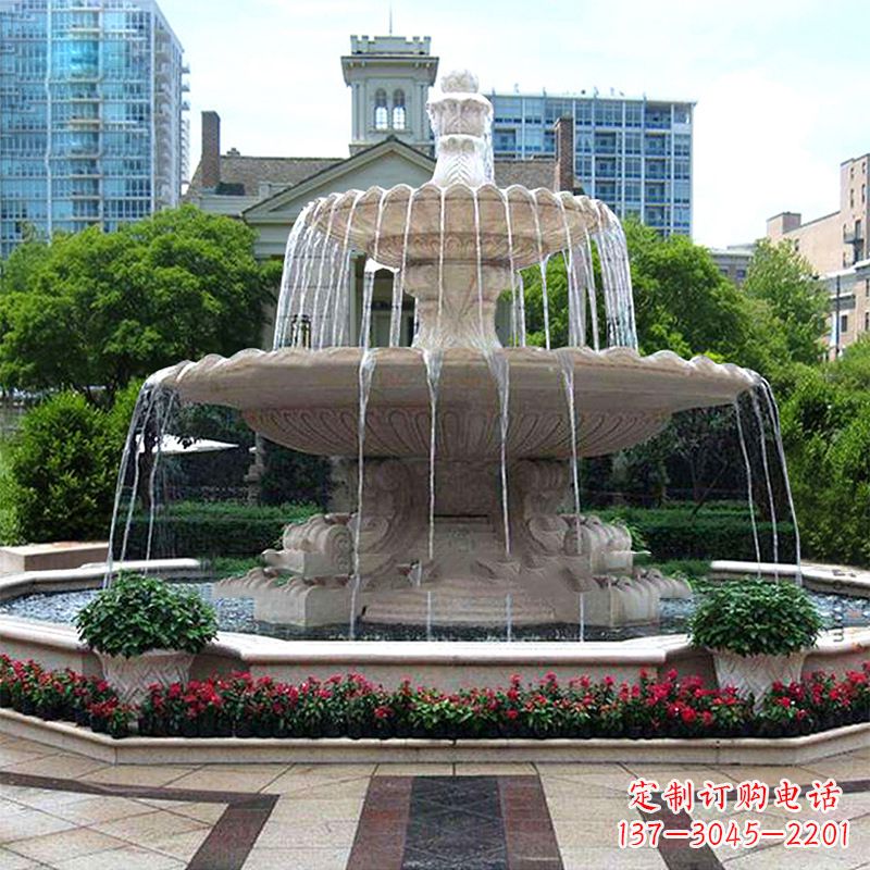 喷泉石雕风水