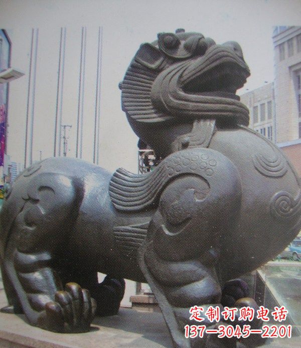 貔貅古代神兽铜雕