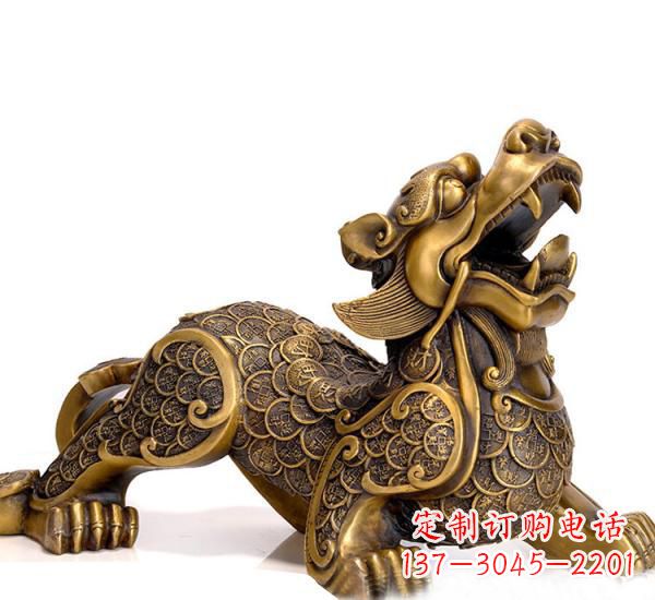 貔貅神兽铜雕