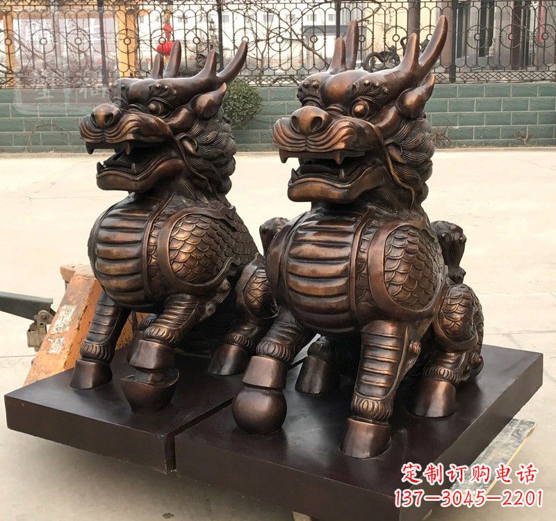 辟邪铜麒麟