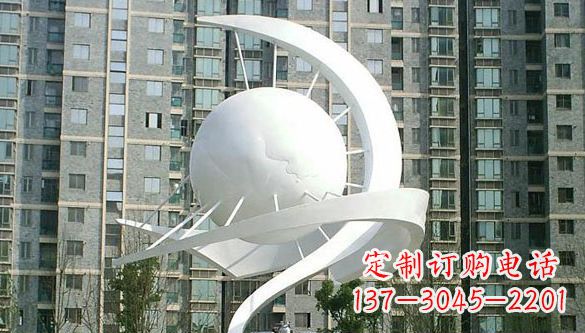 企业不锈钢抽象雕塑22