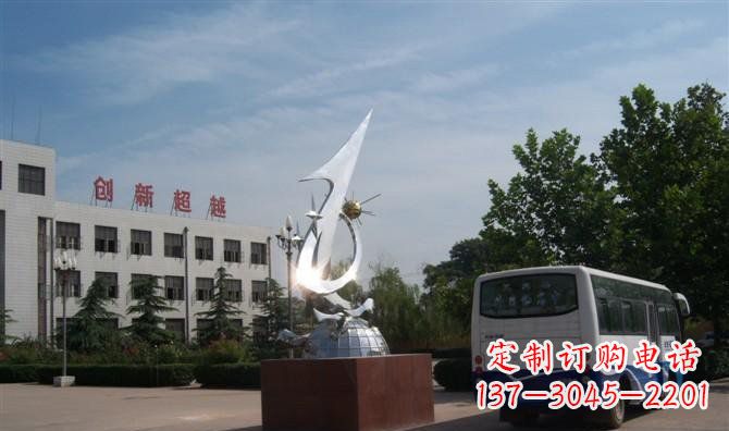企业不锈钢创新雕塑 (2)