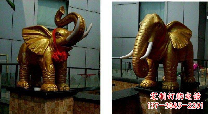 企业大象动物铜雕 企业大象动物铜雕
