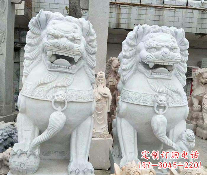 企业/景观/大理石/狮子/石雕-企业景观大理石狮子石雕 (3) 企业/景观/大理石/狮子/石雕-企业景观大理石狮子石雕 (3)