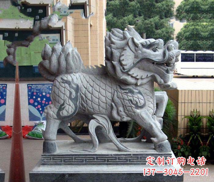 企业景观麒麟石雕