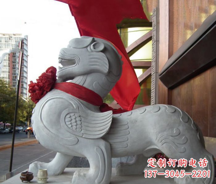 企业景观招财貔貅石雕
