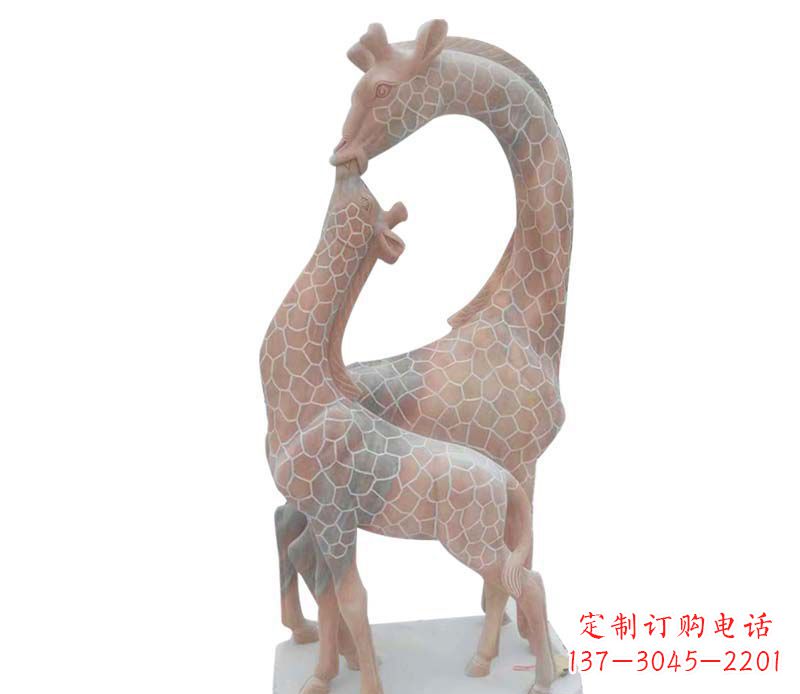 亲嘴鹿石雕 亲嘴鹿石雕