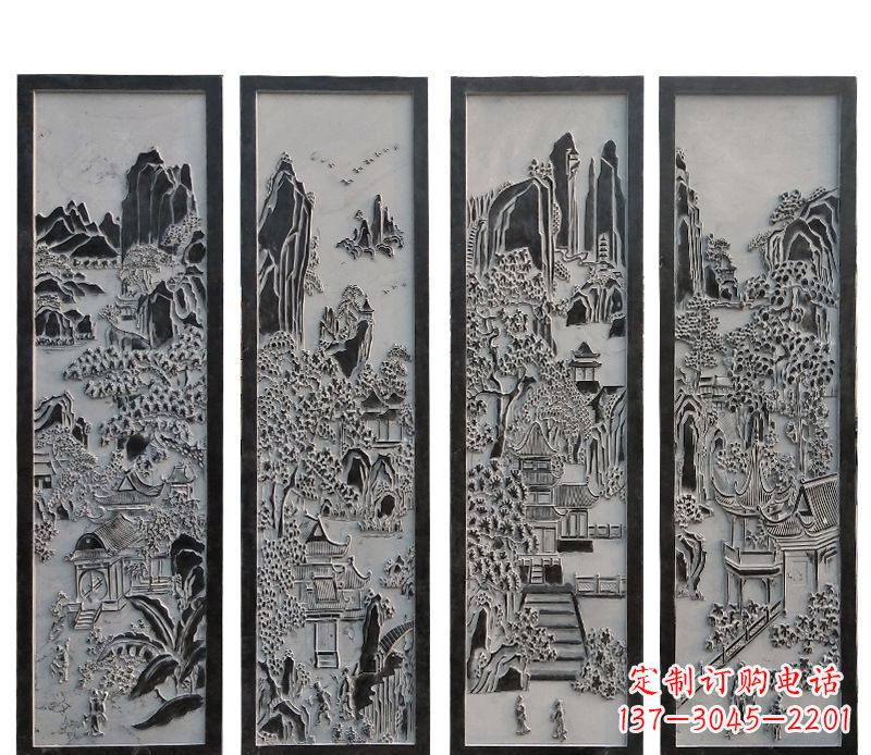 青石板浮雕壁画
