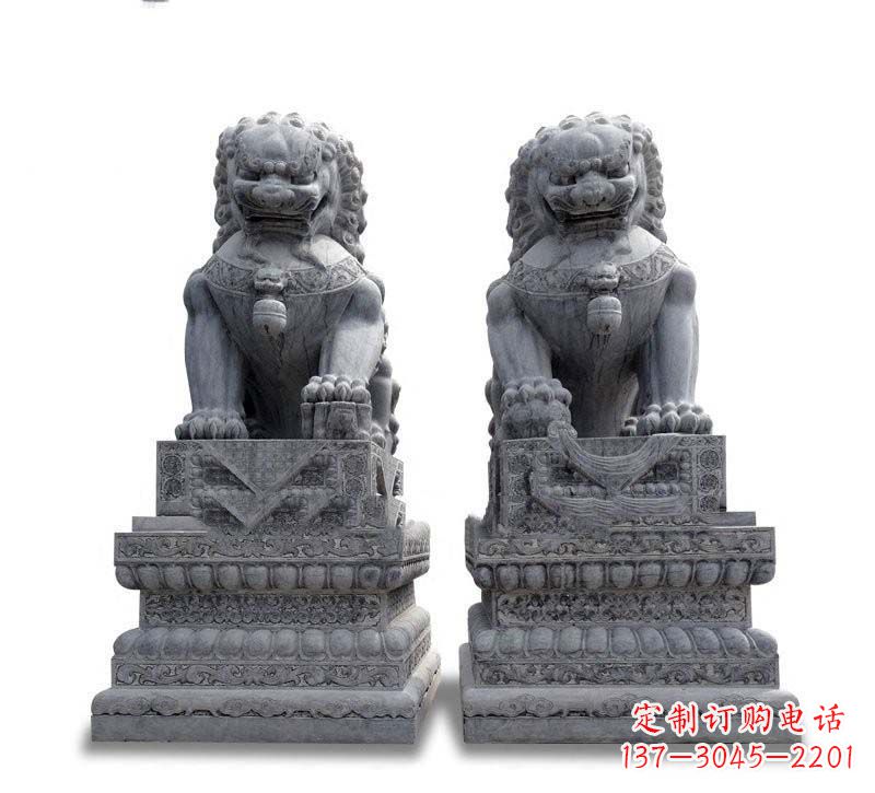 青石北京狮石雕