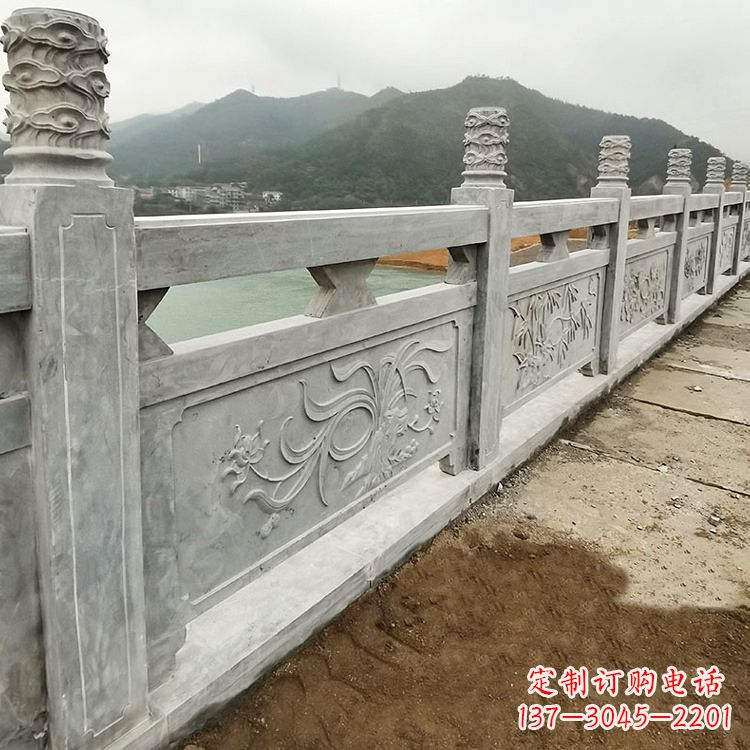 青石仿古栏板