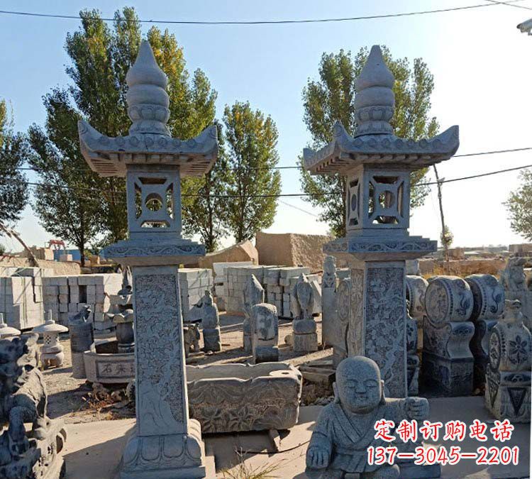 青石仿古石灯