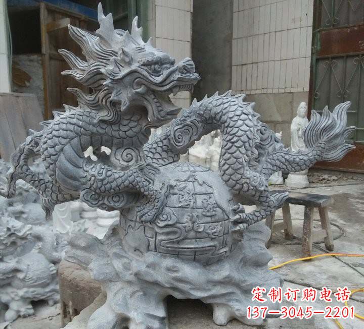 青石龙雕塑222
