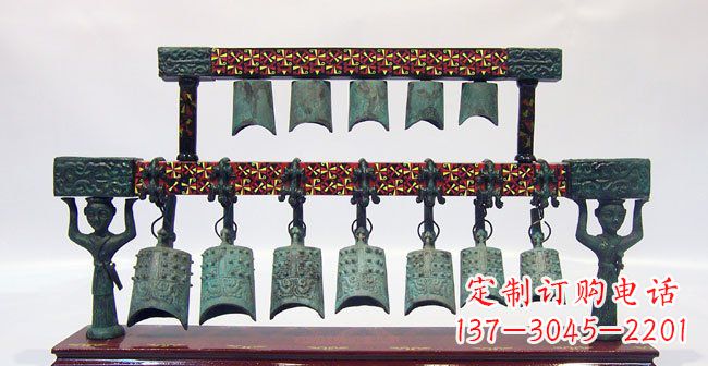 青铜编钟古代乐器雕塑