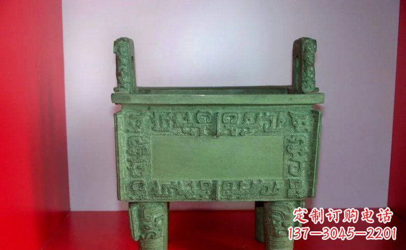 青铜鼎广场雕塑 (3)