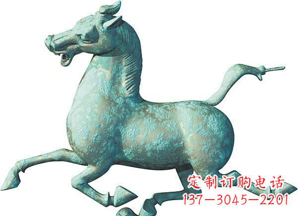 青铜马踏飞燕雕塑