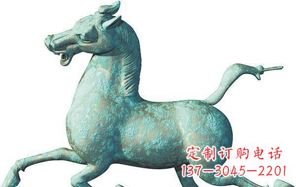 青铜马踏飞燕雕塑 (2)