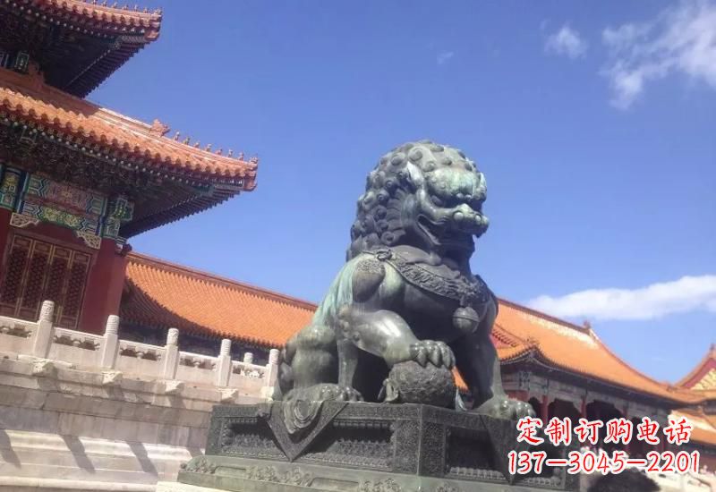 青铜狮子雕塑